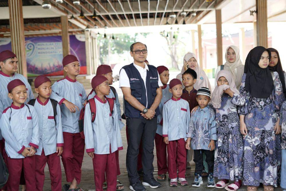 Program Ramadan Inalum berbagi bersama anak yatim (dok.Inalum)