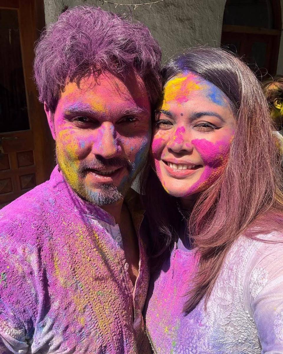 Randeep Hooda dan istri (instagram.com/linlaishram)