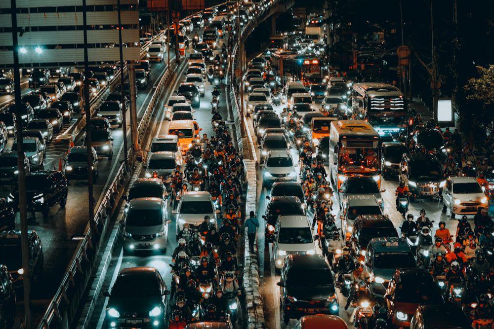 ilustrasi situasi kemacetan di jalan raya (pexels.com/el jusuf)