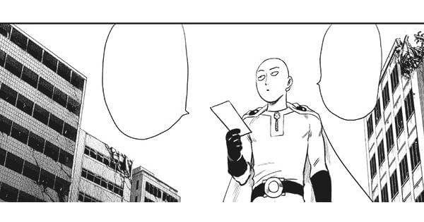 Saitama yang mengunjungi lokasi Sonic ( Dok. tonarioyj/One Punch Man )
