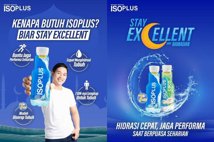 ISOPLUS bantu jaga performa saat berpuasa (Instagram/isoplus7ion)