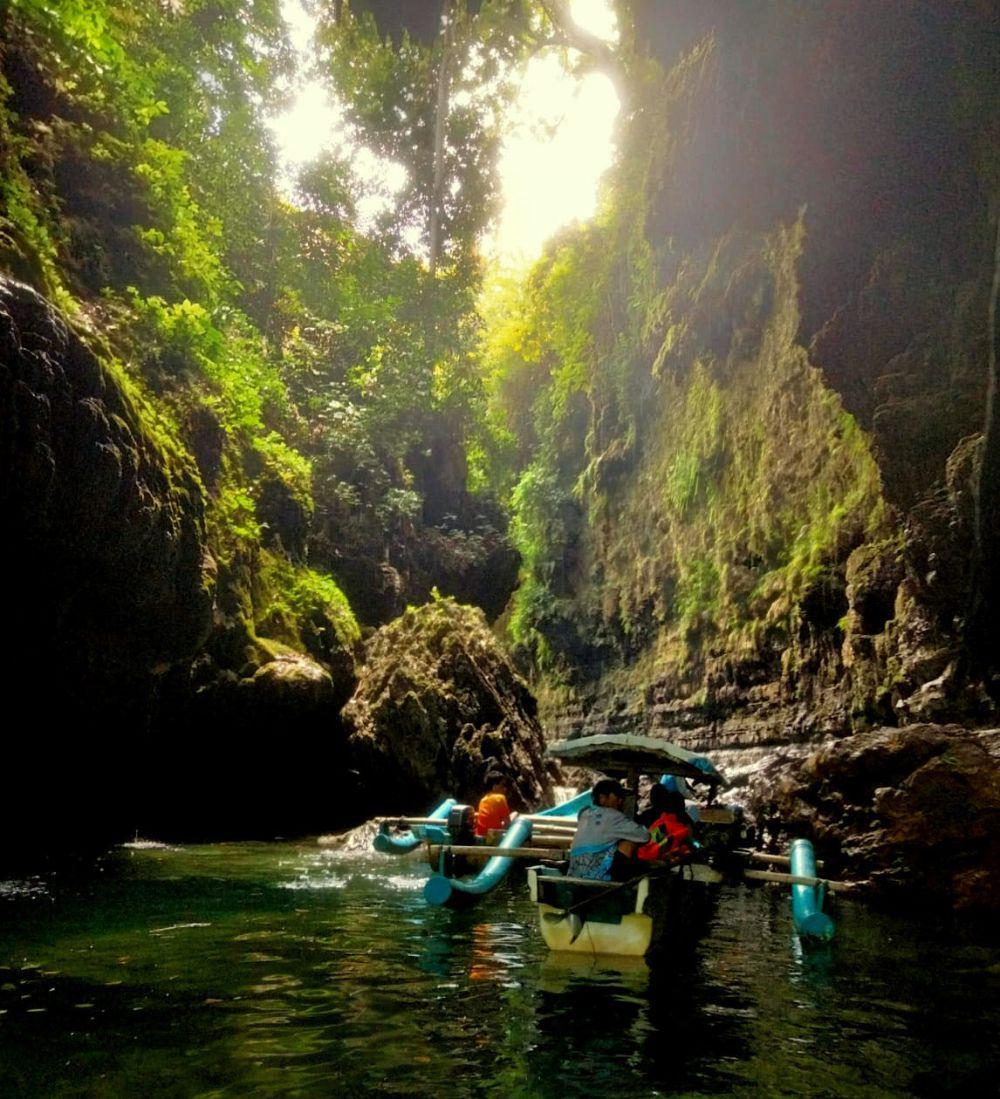 ilustrasi Green Canyon Pangandaran (dok.pribadi/Ariel Guslandi)