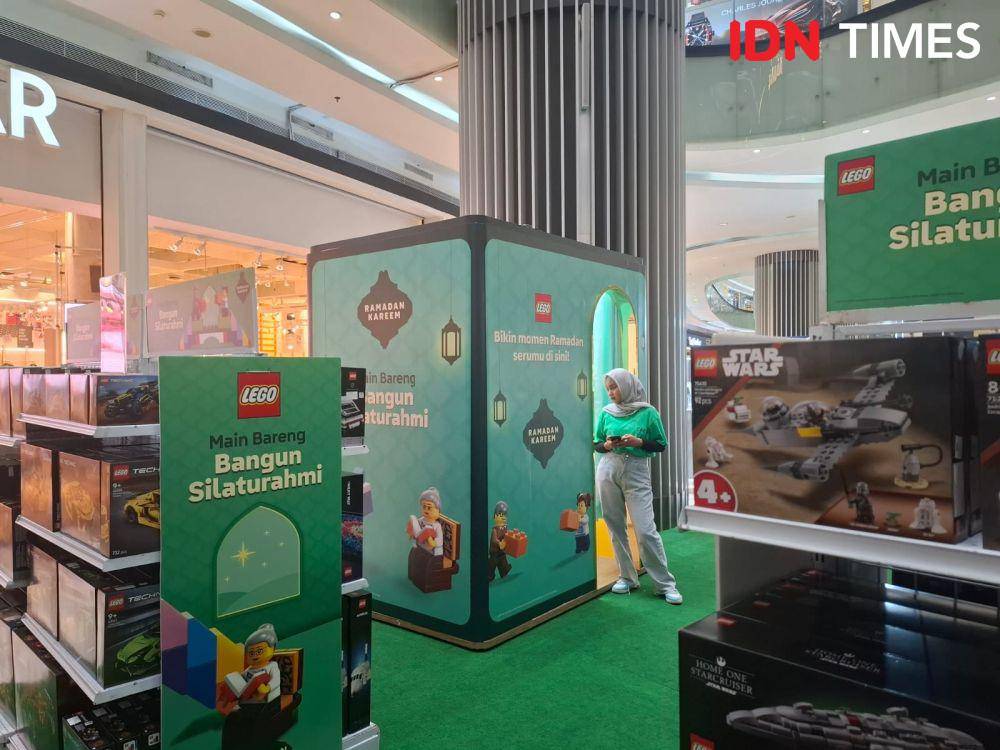 potret keseruan Main Bareng Bangun Silaturahmi bersama LEGO pada Rabu (12/3/2025). (IDN Times/Adyaning Raras)
