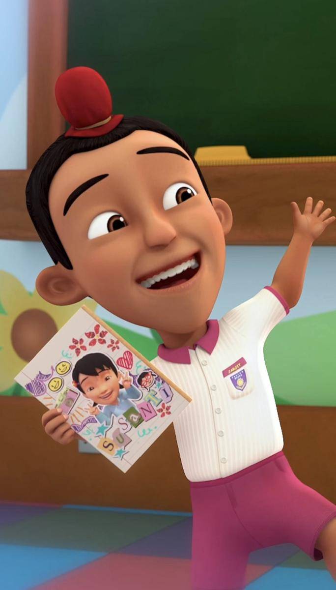cuplikan adegan Jarjit di serial Upin & Ipin (tiktok.com/upinipin.official)