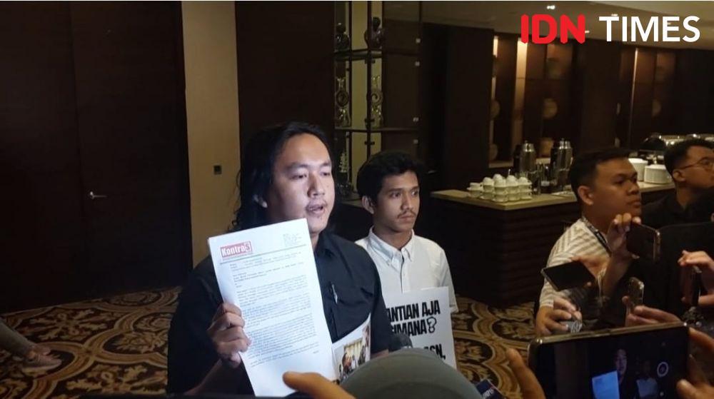 Rapat Panja RUU TNI Sempat Diwarnai Aksi Protes Koalisi Masyarakat Sipil