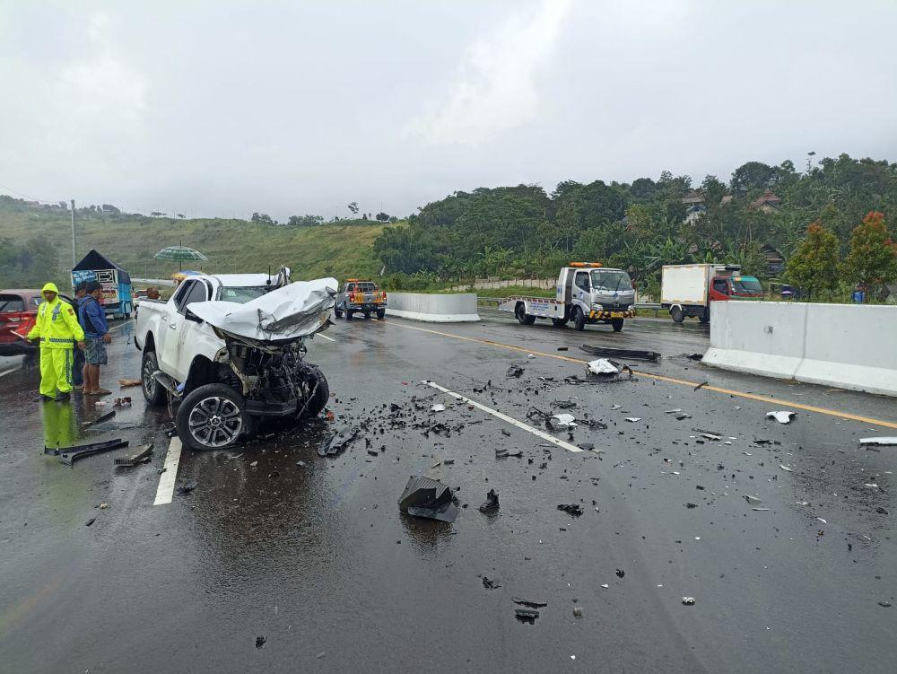 Laka Lantas Tunggal di Tol Cisumdawu, Polisi Pastikan Tak Ada Korban