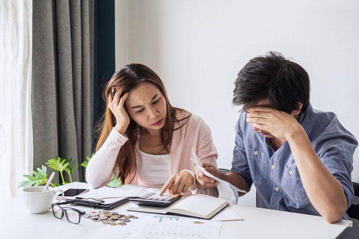 Ilustrasi finansial yang buruk