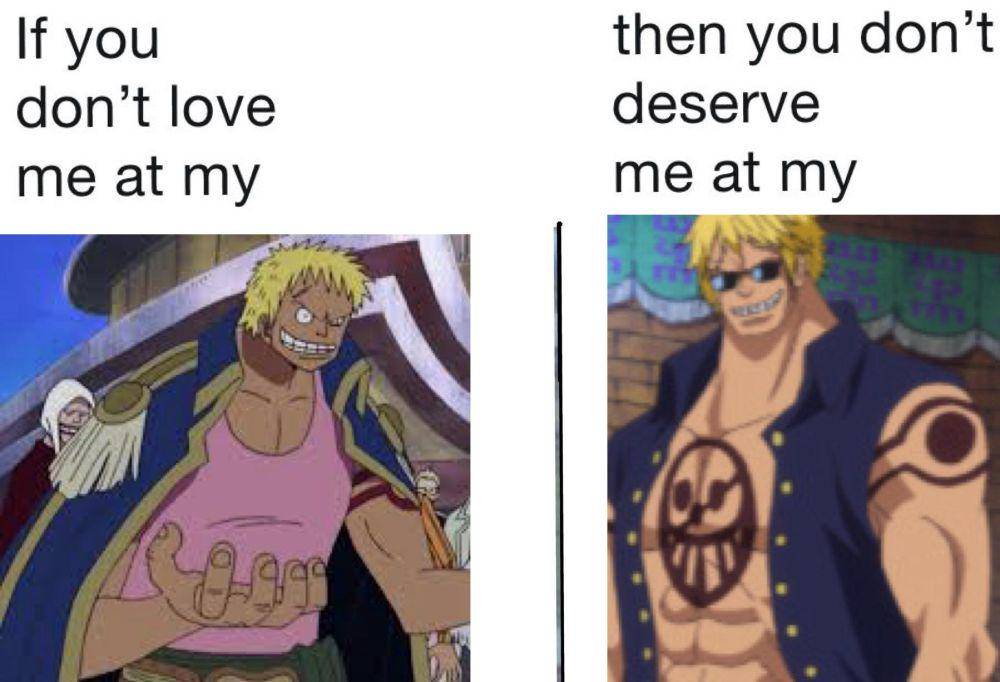7 Meme Bellamy One Piece, Kalah Perkara Satu Kali Tinju Luffy