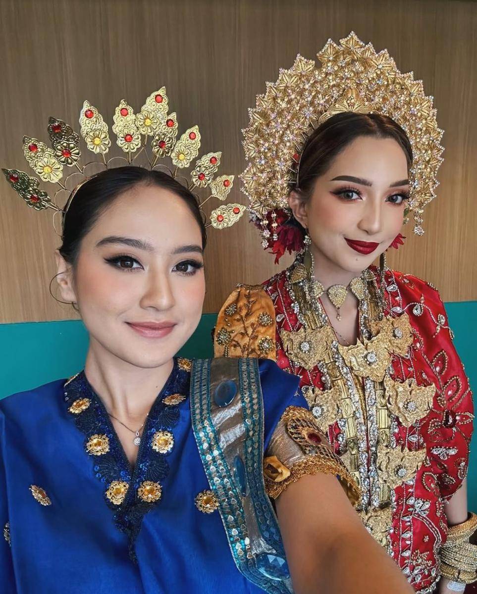 makeup untuk bridesmaid ala artis (instagram.com/salshabillaadr)