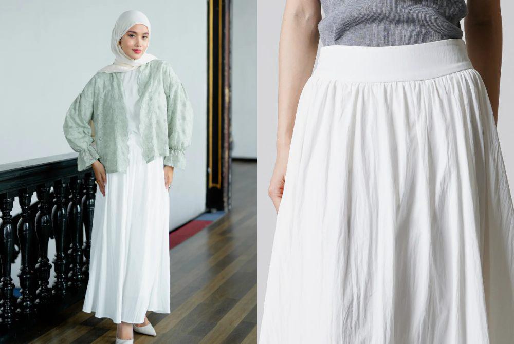 This is April - EID Nadira Skirt White (thisisapril.com)