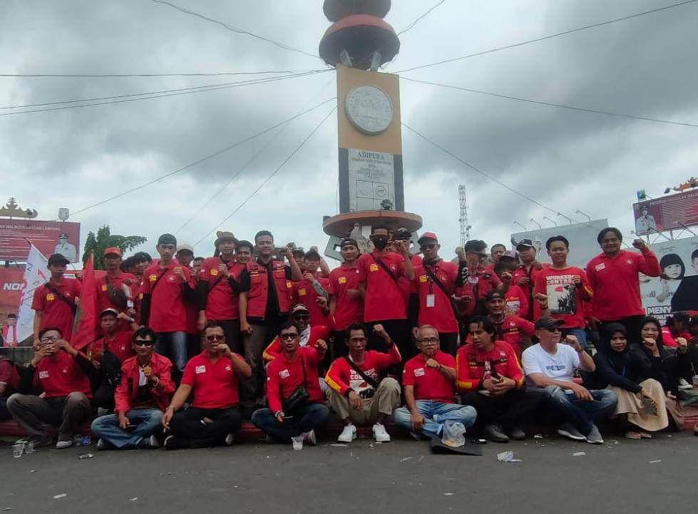Kelompok buruh asal Lampung tergabung dalam FPSBI-KSN. (IDN Times/Istimewa).