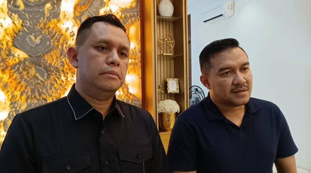 Asprov PSSI Lampung mendampingi kunjungan manajemen Bhayangkara FC bersama PT LIB mengecek Stadion Sumpah Pemuda. (IDN Times/Istimewa).