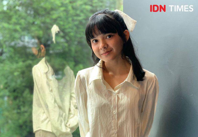 potret Anantya Kirana di kantor IDN, Jakarta, Rabu (12/3/2025) (dok. IDN Times/Zahrotustianah)
