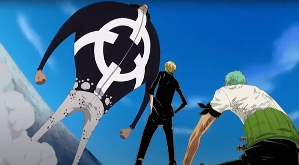 Zoro dan Sanji dalam Arc Thriller Bark (dok. Toei Animation/One Piece)