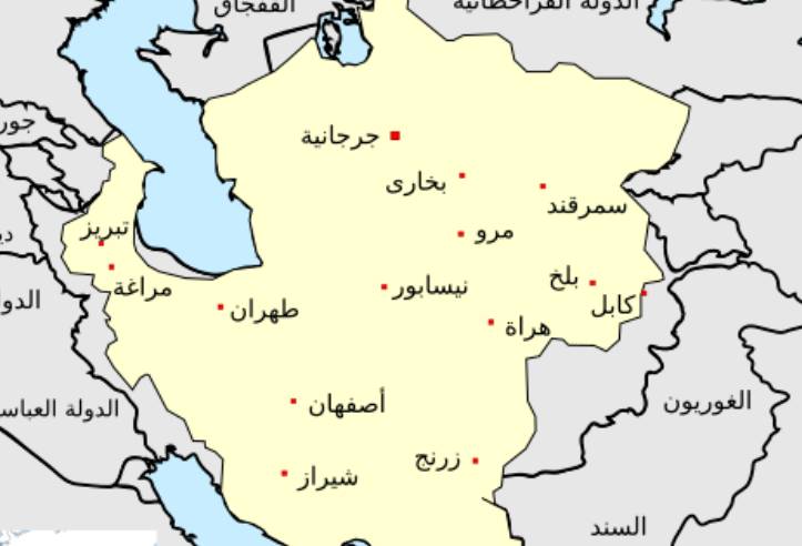 ilustrasi wilayah kerajaan Khwarezmia (commons.wikimedia.org/Sgh45)