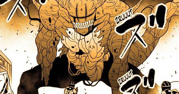 Salah satu anak Kaiju No. 9 kembali hidup (Dok. Shueisha / Kaiju No. 8)