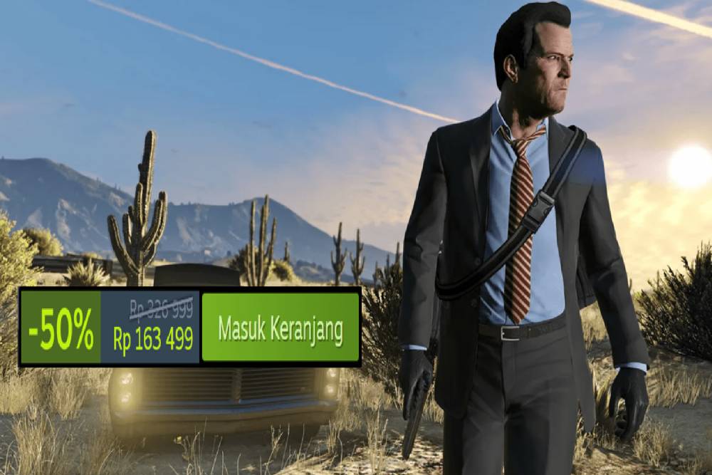 penampilan Michael de Santa dalam GTA V versi terbaru (dok. Rockstar Games/GTA V Enhanced)