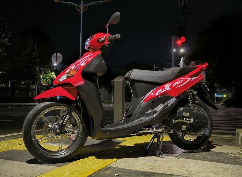 potret velg Delkevic K-Speed di motor Mio Sporty (instagram.com/rizkyyoga.s)