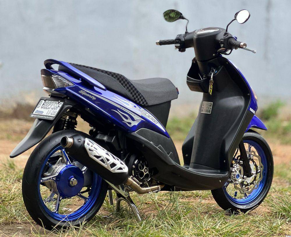 potret velg VND AK55 di motor Mio Sporty (instagram.com/novriza_24)