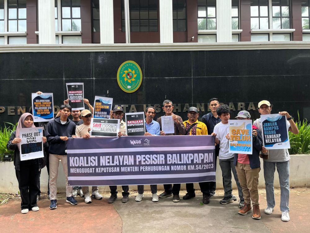 Nelayan Balikpapan Menang Gugatan Melawan Menhub soal STS Batubara