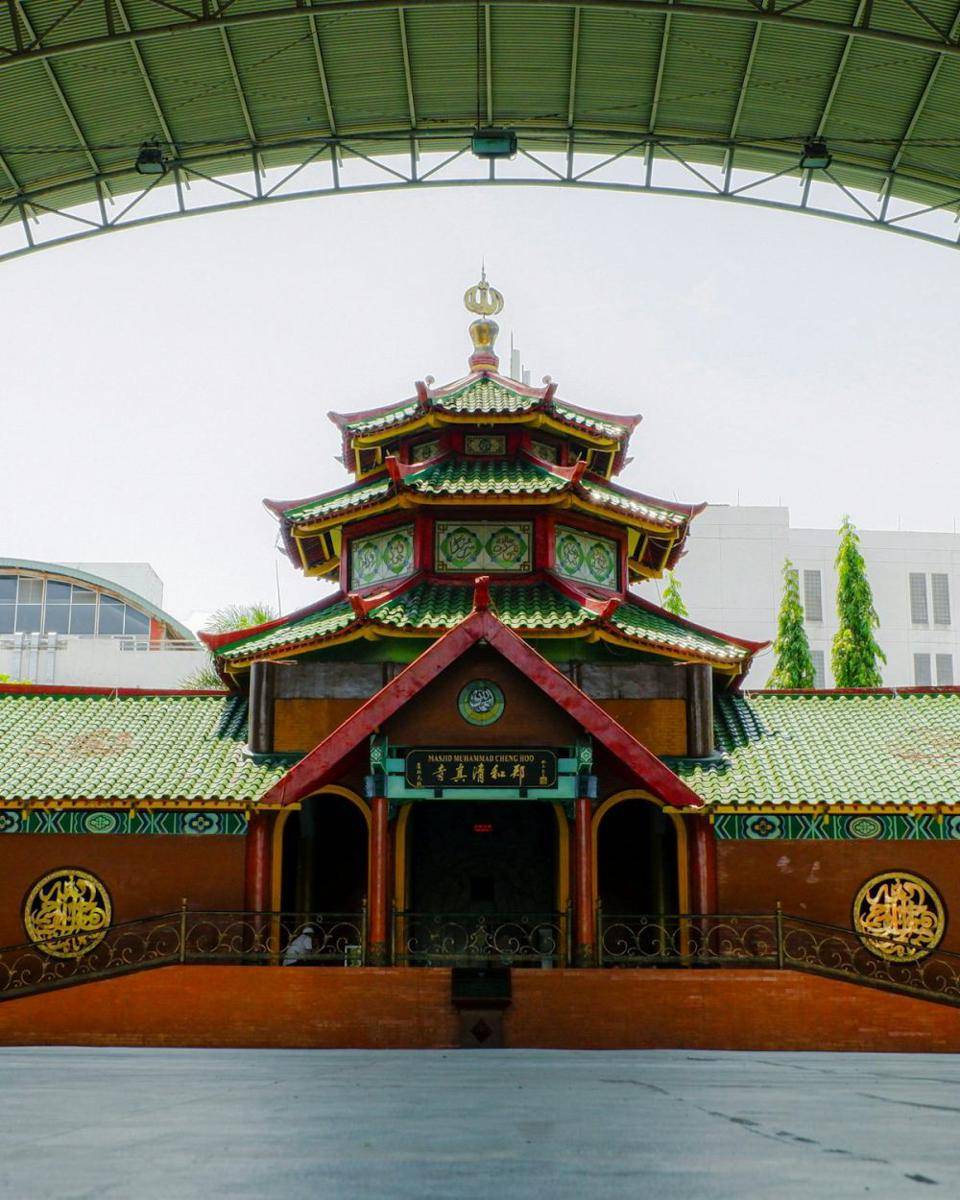 Ilustrasi Masjid Muhammad Cheng Ho. Unsplash/Zaskia Auryn