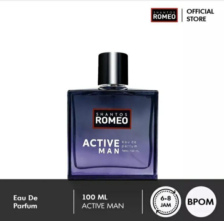 Shantos Romeo Fragrance Eau De Parfume Active Men (lazada.co.id/Sheva All Shop)
