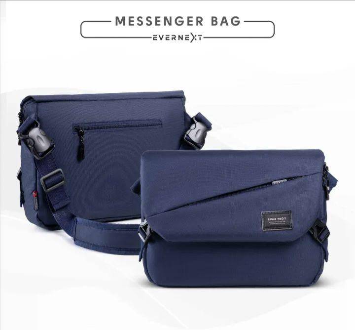 EVERNEXT Messenger Bag Front Side Pocket (lazada.co.id/EVERNEXT PROJECT)