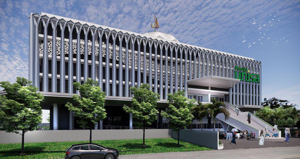 Masjid Walidah Dahlan UNISA Jogja, Ramah Lingkungan Tak Pakai AC
