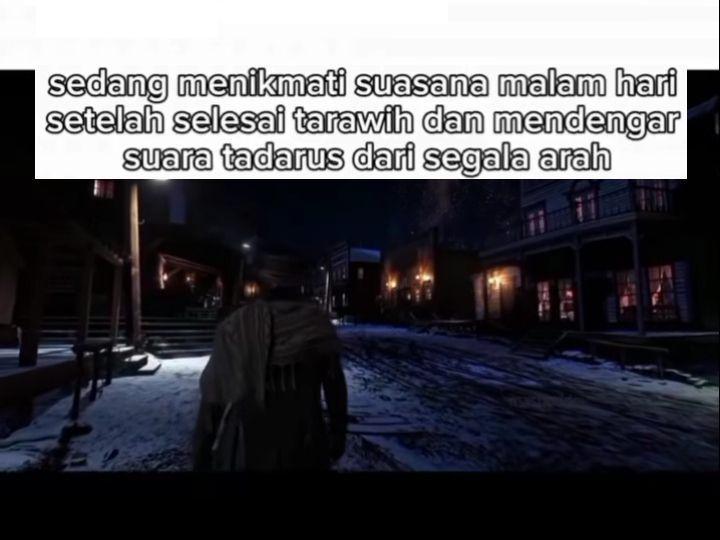 7 Meme Kegiatan setelah Tarawih, Ada yang Tadarusan hingga Mau Jajan