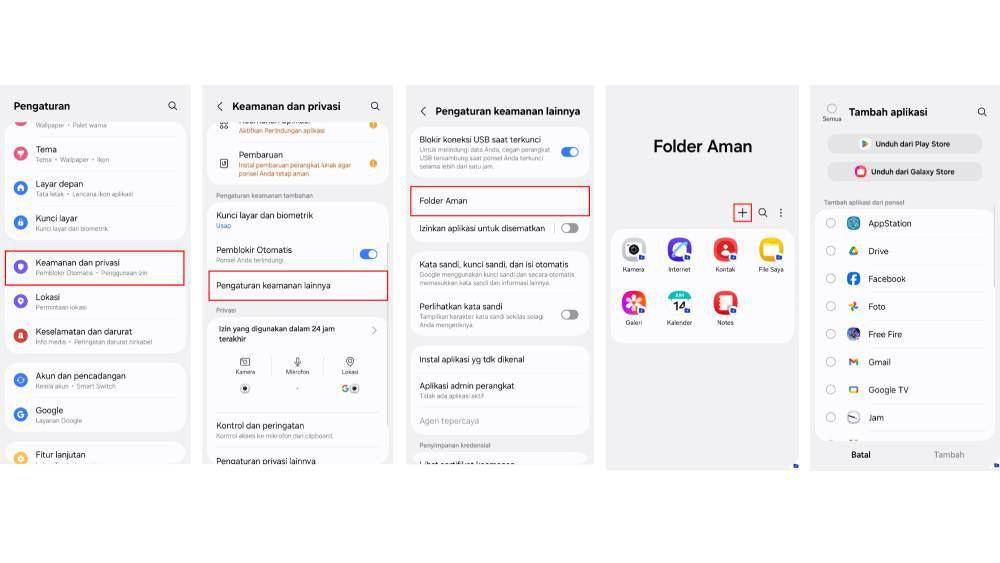 Cara membuat secure folder di Samsung Galaxy A06 (news.samsung.com)