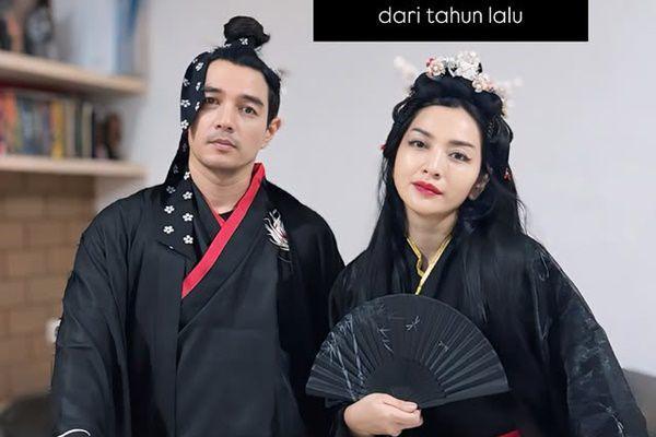 Hesti Purwadinata bukber pakai baju China (instagram.com/hestipurwadinata)