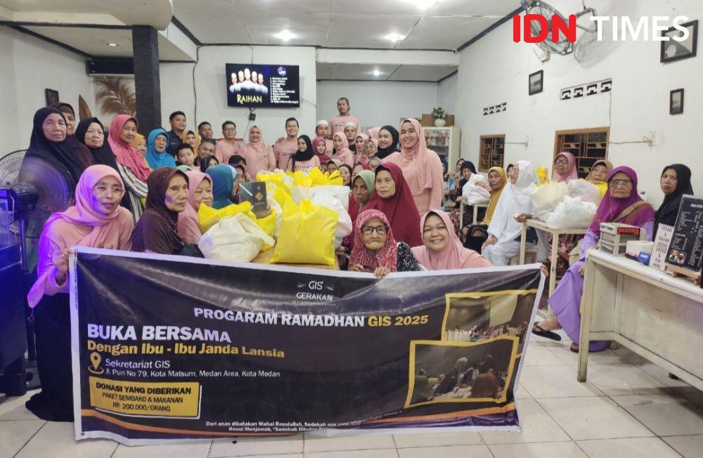 Ramadan, GIS Gelar Bukber dan Berbagi Keberkahan dengan Janda Lansia