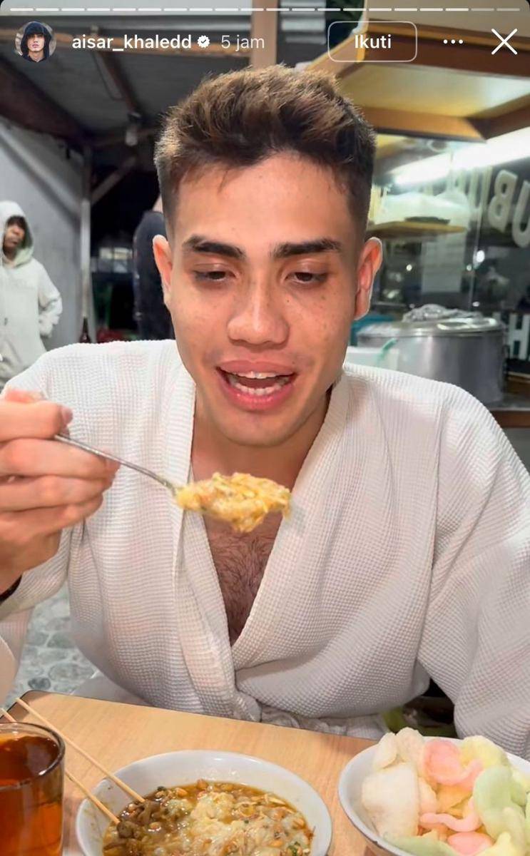 potret Aisar Khaled ke Bali (Instagram.com/aisar_khaledd)