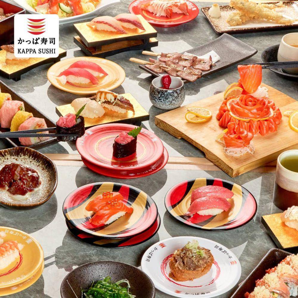 Potret menu sushi di Kappa Sushi (instagram.com/kappasushi.id)