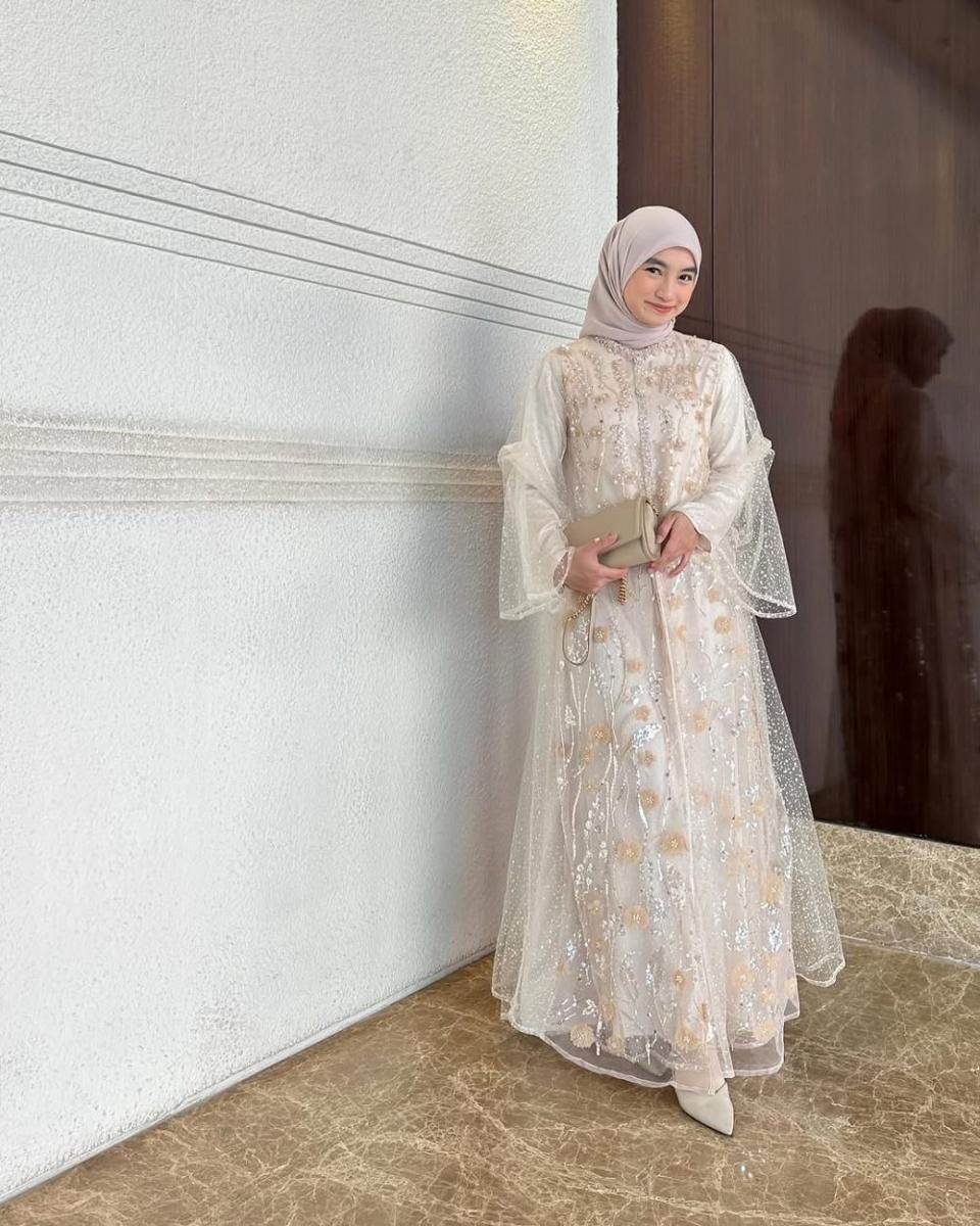 ide baju muslim untuk Lebaran ala Olivia Finda (instagram.com/oliviafindas)