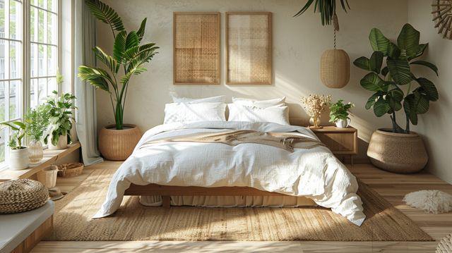 9 Ide Dekorasi Kamar Tidur Bernuansa Alam, Suasana jadi Sejuk!