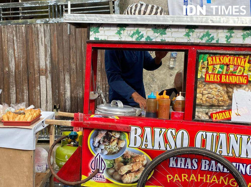Penjual bakso cuanki di Festival Kuliner Ramadan Kampung Sunda Bali. (IDN Times/Yuko Utami)