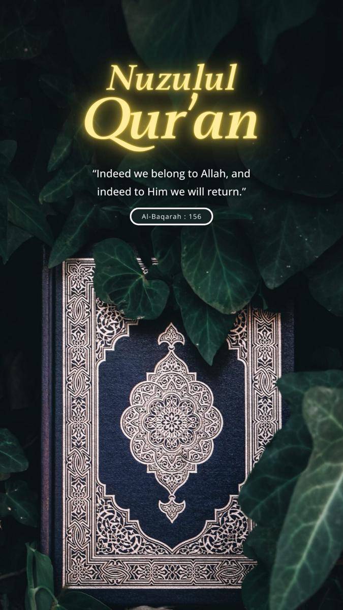 poster Nuzulul Qur'an (canva.com/p/syammasfitria/)