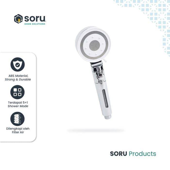SORU Shower Filter 5 in 1 Spray Mode (tokopedia.com/SORU Indonesia)