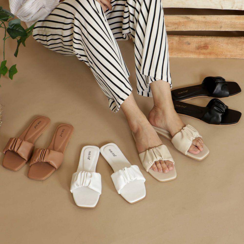 SEIS - Yuna Sandal Wanita (shopee.co.id/Seis Official Shop)