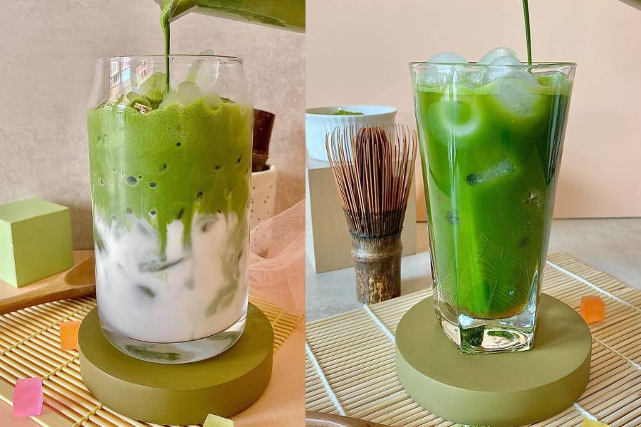 Potret menu Momo Matcha dan Yuzu Matcha di Amakute (instagram.com/amakute.id)