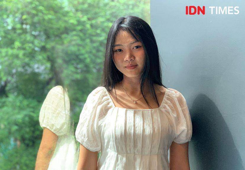 potret Lenn Liu di kantor IDN, Jakarta, Rabu (12/3/2025) (dok. IDN Times/Zahrotustianah)