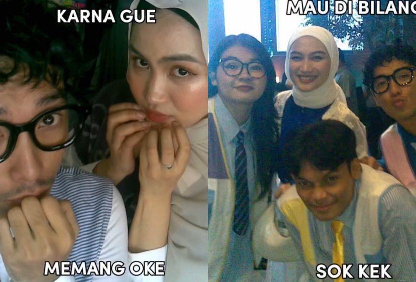Potret Artis Foto Pakai Hp Jadul Bondol JPG, Melody Laksani Tetap Slay