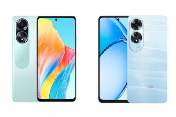 OPPO A58 (kiri) vs OPPO A60 (kanan) (oppo.co.id)