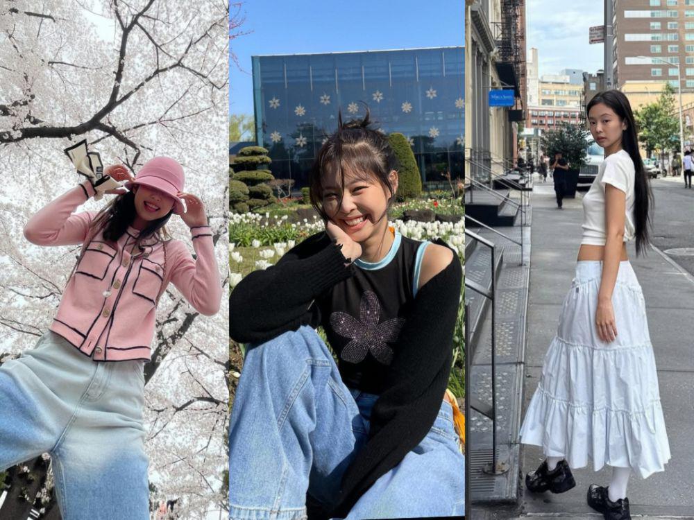 10 Inspirasi Cute Outfit ala Jennie Blackpink Cocok untuk Liburan
