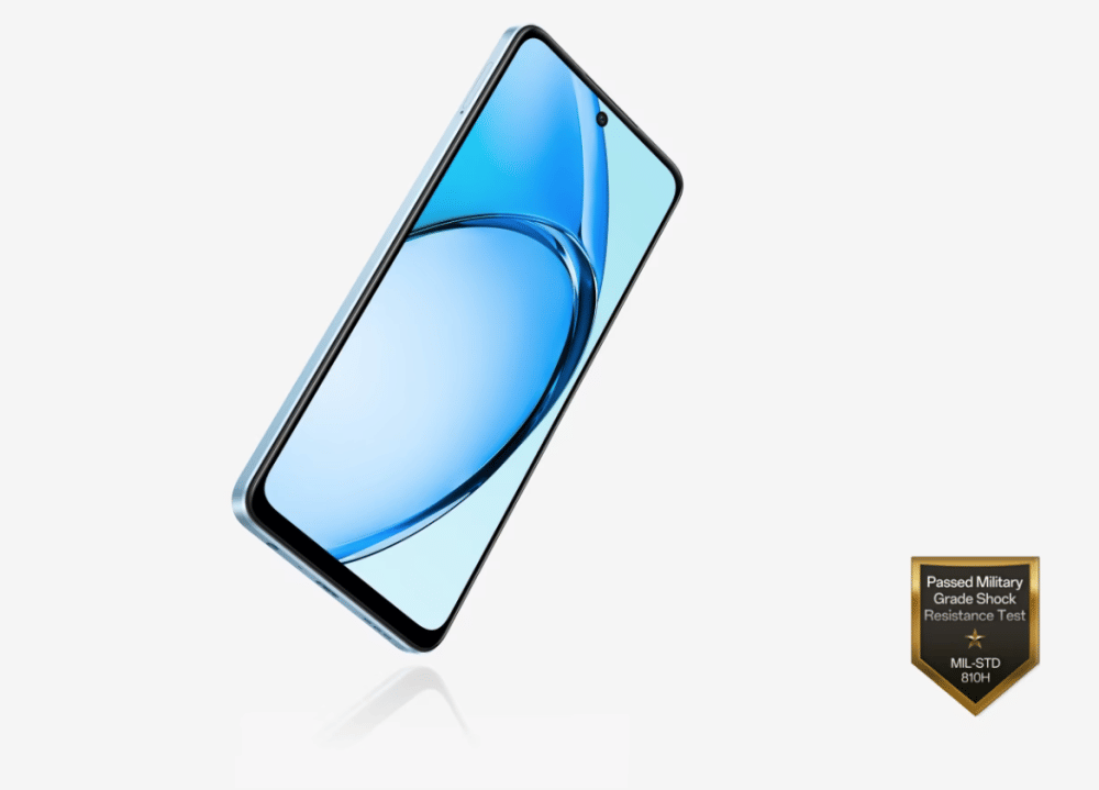 OPPO A60 hadir dengan bodi ultra slim 7,68 mm yang sangat pas di kantong dan tahan banting (oppo.com)
