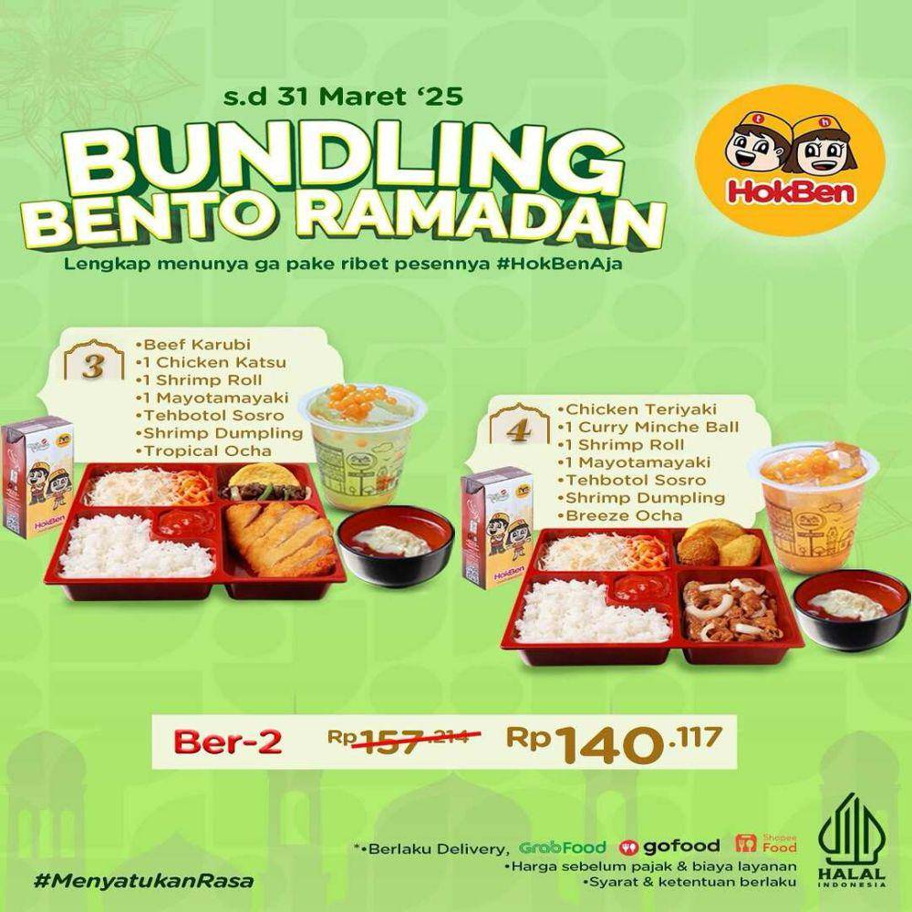 Promo HokBen Paket Bundling Bento Ramadan (instagram.com/hokben_id)