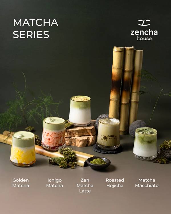 Menu matcha di Zencha Coffee and Matcha House (instagram.com/zenchahouse)
