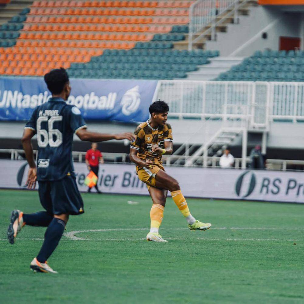Septian Bagaskara saat bermain bersama Dewa United.instagram.com/septianbagaskara