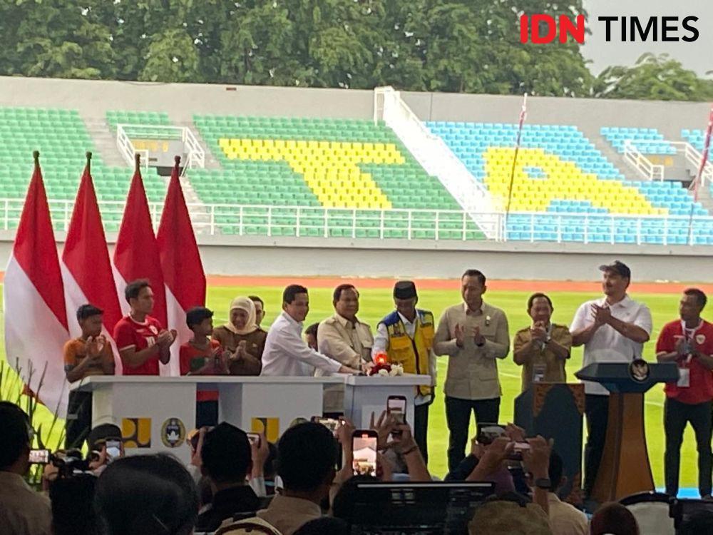 Prabowo Targetkan Setiap Kabupaten di Indonesia Punya Stadion